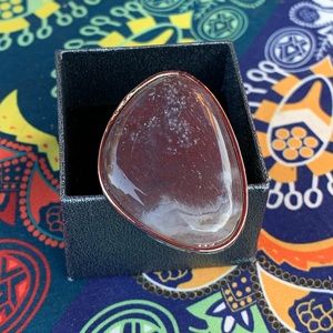 New! Alchemy63 Handmade Ocean Agate Ring